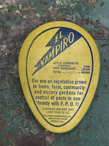 Vintage advertising 4" El Vampiro Swat That Fly Killer Pod Peoria ILL - Picture 1 of 7