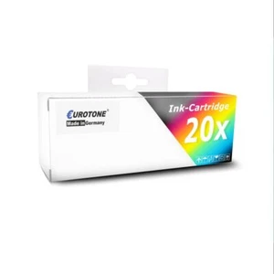 20x Eurotone Encre Alternative pour Epson Workfürce Pro Wfü3720 DWfüWfü3720 - Photo 1/4