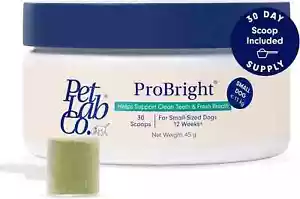 PetLab Co. ProBright® Dental Powder - Dog Breath Freshener - Teeth Cleaning Ma - Picture 1 of 8