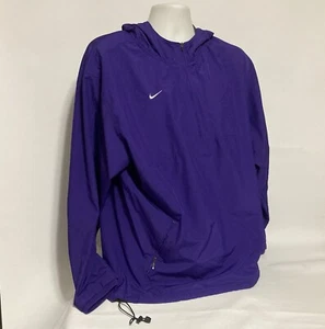 Giacca con cappuccio uomo vintage Nike 1/4 zip track jacket adulto grande abbigliamento squadra ventilato - Foto 1 di 9