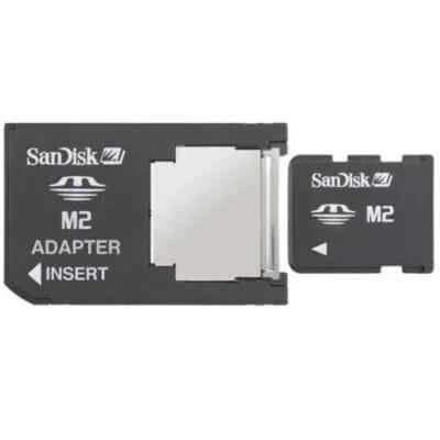 Memory Stick Micro M2 Memory Card 2 GB+Free Adaptor Insert  Sandisk Genuine - Image 1 of 4