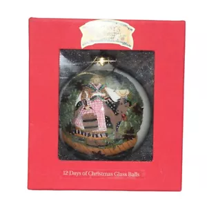 VTG Debbie Mumm 12 Days Of Christmas Ornament 8 Maids A Milking Mervyns 2000 - Foto 1 di 4