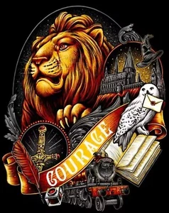 Taladro redondo de arte/pintura de diamantes de Harry Potter 30x40 - Imagen 1 de 1