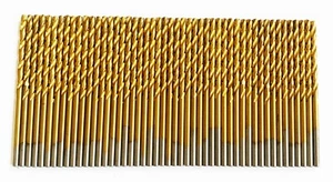 50 DEWALT TITANIUM 7/64" HIGH SPEED STEEL DRILL BITS METAL GOLD HSS - Picture 1 of 1