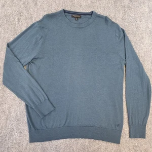 Banana Republic Pullover Herren XL blau Merinowolle Rundhalspullover leicht - Bild 1 von 13