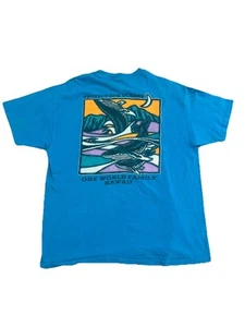 80s/90s Vintage Hawaii Whale Nature Art Tee Size Large - Picture 1 of 4