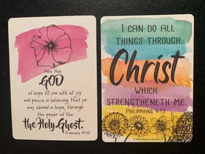 Religious  Scripture Card   ROMANS 15:43    Bible Scripture   POCKET CARD - Picture 1 of 1