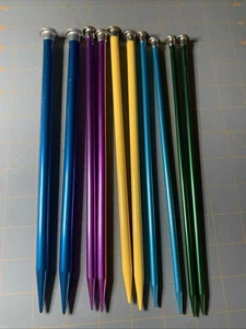 Lote De Colección De Agujas De Tejer Boye Juego De 5, Talla 15, 11, 10 y 9 - Imagen 1 de 2