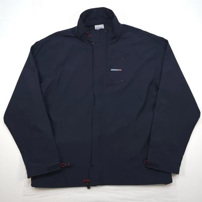 Chaqueta Reebok Para Hombre Talla XL Azul Cremallera Completa Chaqueta Deportiva Reebok Dep Foto 1 de 4