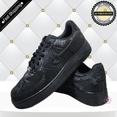 Nike x Kobe Bryant Air Force 1 Low Forever Black Shoes IB0018-003 Men's Size 9.5 - Image 1 of 4