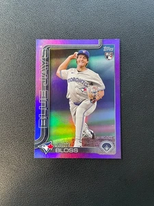 2025 Topps Series 1 Jake Bloss Rc Rookie Purple Foil 154/250 BJMM - Picture 1 of 5