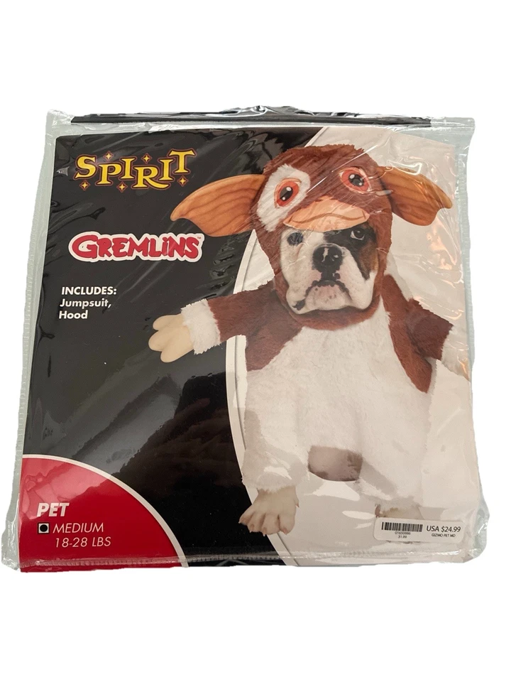 [01650886] Disfraz Espíritu Halloween Gizmo Mascota Perro - Los Gremlins Tallas Varían Foto 1 de 2
