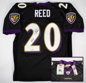 Ed Reed "HOF 19" Signed Baltimore Ravens Mitchell & Ness Throwback 2004 Jersey - Picture 1 of 5