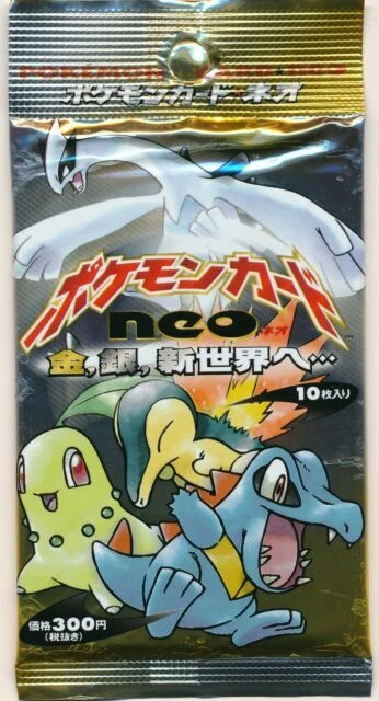 Pokemon Japanese Neo Genesis Booster Pack Card Game