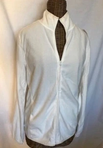 JOE FRESH - WHITE LONG SLEEVE ZIPPER CASUAL JACKET - SP - Picture 1 of 4