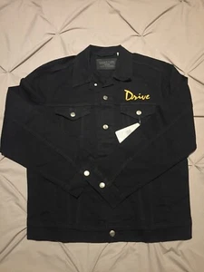 Rucking Fotten, DRIVE, Embroidered Levi’s Denim Trucker Jacket, Medium, NEW - Picture 1 of 15