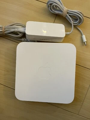 Apple Wireless A1143 AirPort Express Wi-Fi Router Base Station Extreme w/ Power - Image 1 of 4