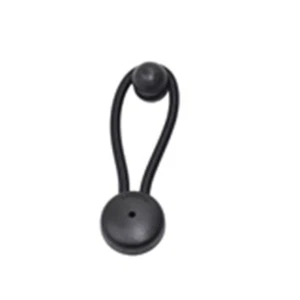 1/10?? Bungee Shock Cord Clip & Pull Cord & Knob Tie Down Boat Cover White/black - Picture 1 of 10
