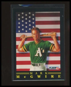 1991 Fleer #4 Mark McGwire Pro-Visions - Picture 1 of 2