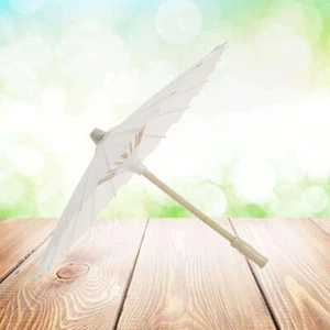 4 Pcs Children Dance Umbrella Paper Parasol Wedding Bride Travel - Picture 1 of 12