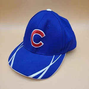 Gorra gorra favorita de los Chicago Cubs correa ajustable trasera rayas bordadas - Imagen 1 de 10