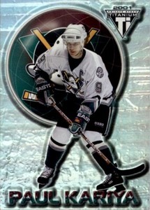 2000-01 Pacific Private Stock Titanium Paul Kariya Anaheim Mighty Ducks #1