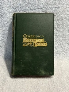 Antique 1879 Household Edition The Poetical Works of Owen Meredith Illustrated - Picture 1 of 14
