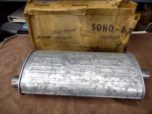 1962 63 64 65 MOPAR DODGE PLYMOUTH CHRYSLER V8 MUFFLER OEM NOS 2265988 - Picture 1 of 11