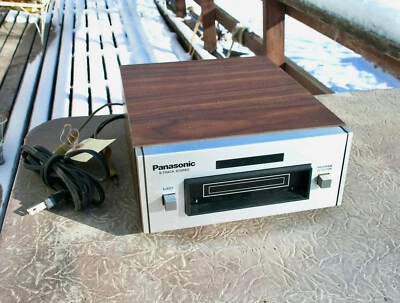 Reproductor de 8 pistas Panasonic modelo RS-801US para REPARACIÓN vintage Foto 1 de 4