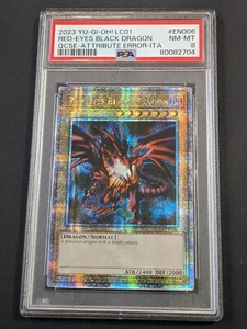 PSA 8 - Red-Eyes Black Dragon Quarter Century 25th Anniversary LC01-EN006 - Picture 1 of 12