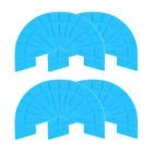2 Paar Fersen Platten Sohlen Schutz Größe 7-8 Rutschfest Pad Ersatz Helle Blau