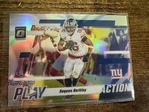 Saquon Barkley 2023 Panini Donruss Optic #9 "Play Action" Holo Prizm! - Picture 1 of 6
