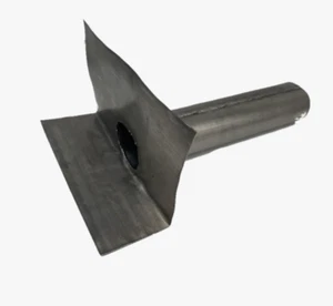 lead flat roof outlet 100mm chute 650 long leadwork flst roof Inc VAT - Picture 1 of 1