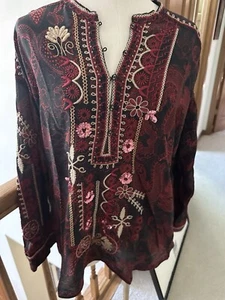 Johnny Was - NEW WITH TAGS! Belina Tunic - Christmas Is coming!! Large - Picture 1 of 6