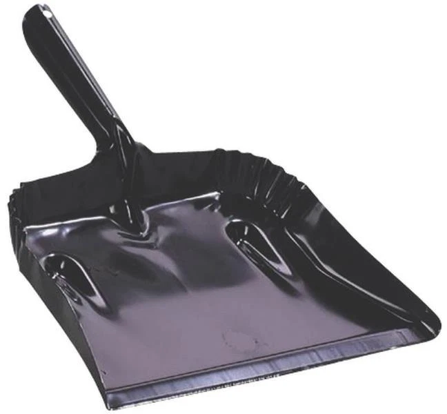 NEW FULTON 182B-20PK BLACK USA MADE HEAVY DUTY GAUGE STEEL OPEN DUST PAN 6291256 - Image 1 of 1
