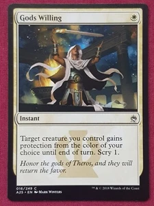 Magic The Gathering MASTERS 25 GODS WILLING white card MTG - Picture 1 of 2