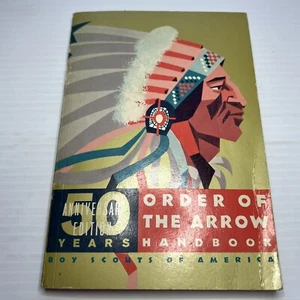 BSA Order Of The Arrow Handbook Paperback 1965 Revision 50th Anniversary BO-225 - Picture 1 of 11