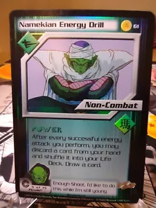 DBZ CCG DRAGON BALL Z NAMEKIAN TALADRO ENERGÉTICO #61 BAÚLES DE LÁMINA SAGA 2001 CASI COMO NUEVO - Imagen 1 de 2