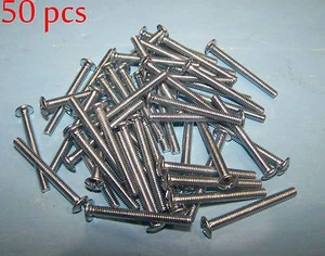 50pc 8-32 x 1-1/2" Phillips Truss Head Machine Screws Cabinet Hardware Knob Pull - Picture 1 of 2