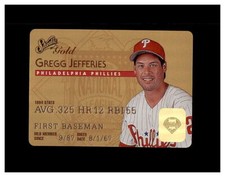 GREGG JEFFERIES YOU PICK COLLECTION .99 SHIPPING HIGH GRADE CARDS NEW YORK METS