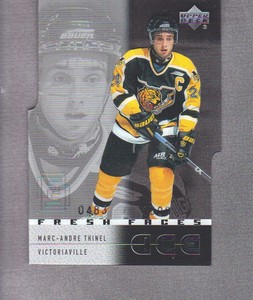 2000-01 Upper Deck Ice Hockey #48 Marc-Andre Thinel RC 0483/1500 Victoriaville