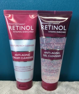 Gel limpiador y crema limpiadora antienvejecimiento retinol Skincare Cosmetics - 4 oz - Imagen 1 de 3