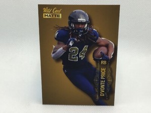 D’VONTE PRICE 2022 Wild Card Matte Gold Base RC #23 FIU Panthers
