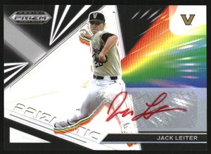 2022 Panini Prizm Draft Picks Prizmatic Autographs Prizms Silver #13 Jack Leiter