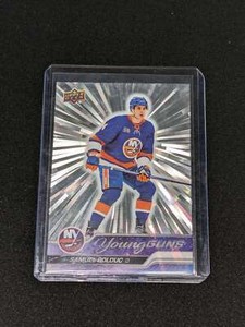 2023-24 Upper Deck Series 1 Samuel Bolduc #209 Outburst Silver Hockey