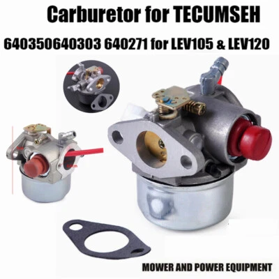 HIPA CARBURETOR 640350 For Toro 6.5HP GTS 22IN Recycler Lawnmower Tecumseh Carb Kit