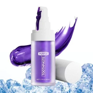 Purple Toothpaste for Teeth Whitening, Purple Teeth Whitening Foam, Purple To... - Picture 1 of 7