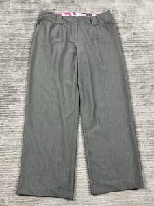Cato Pants Womens 16W Gray Wide Leg Polyester Blend Casual - Picture 1 of 12