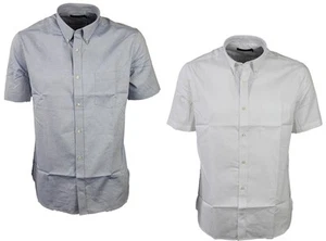 French Connection Mens Shirts Smart Casual Short Sleeve Regular Fit Shirt Top - Picture 1 of 7