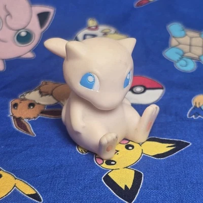 Pokemon Mew Figura Finger Puppet 2005 Nintendo Bandai PVC Japón EE. UU. Vendedor Juguete Foto 1 de 4